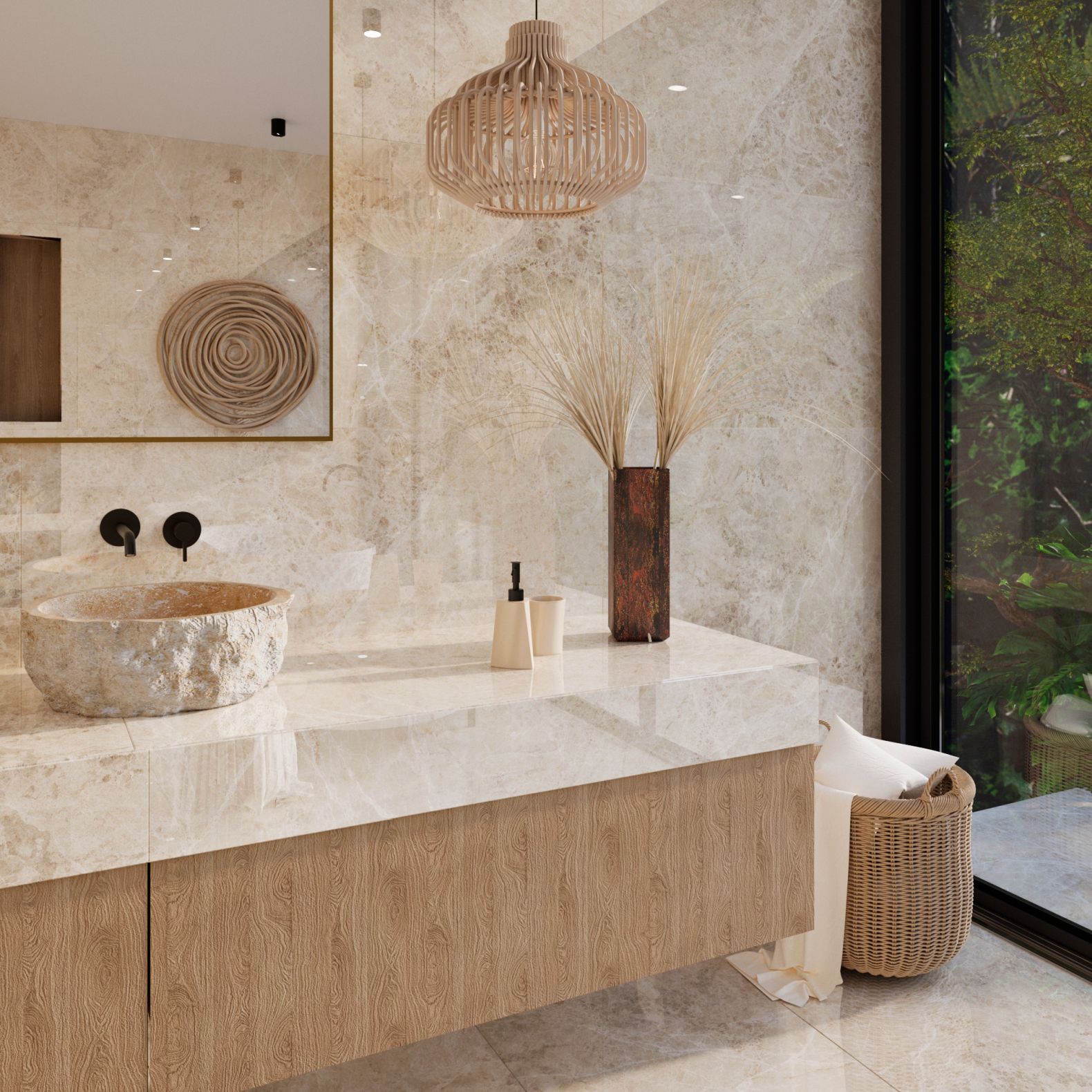 Керамогранит Arcadia Ceramica (Аркадиа Керамика) Emperador Beige 60х120 см, FP1034-A