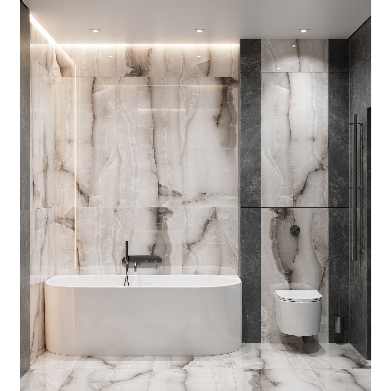 Керамогранит Arcadia Ceramica (Аркадиа Керамика) Onyx Silk 60х120 см, FP1037-A