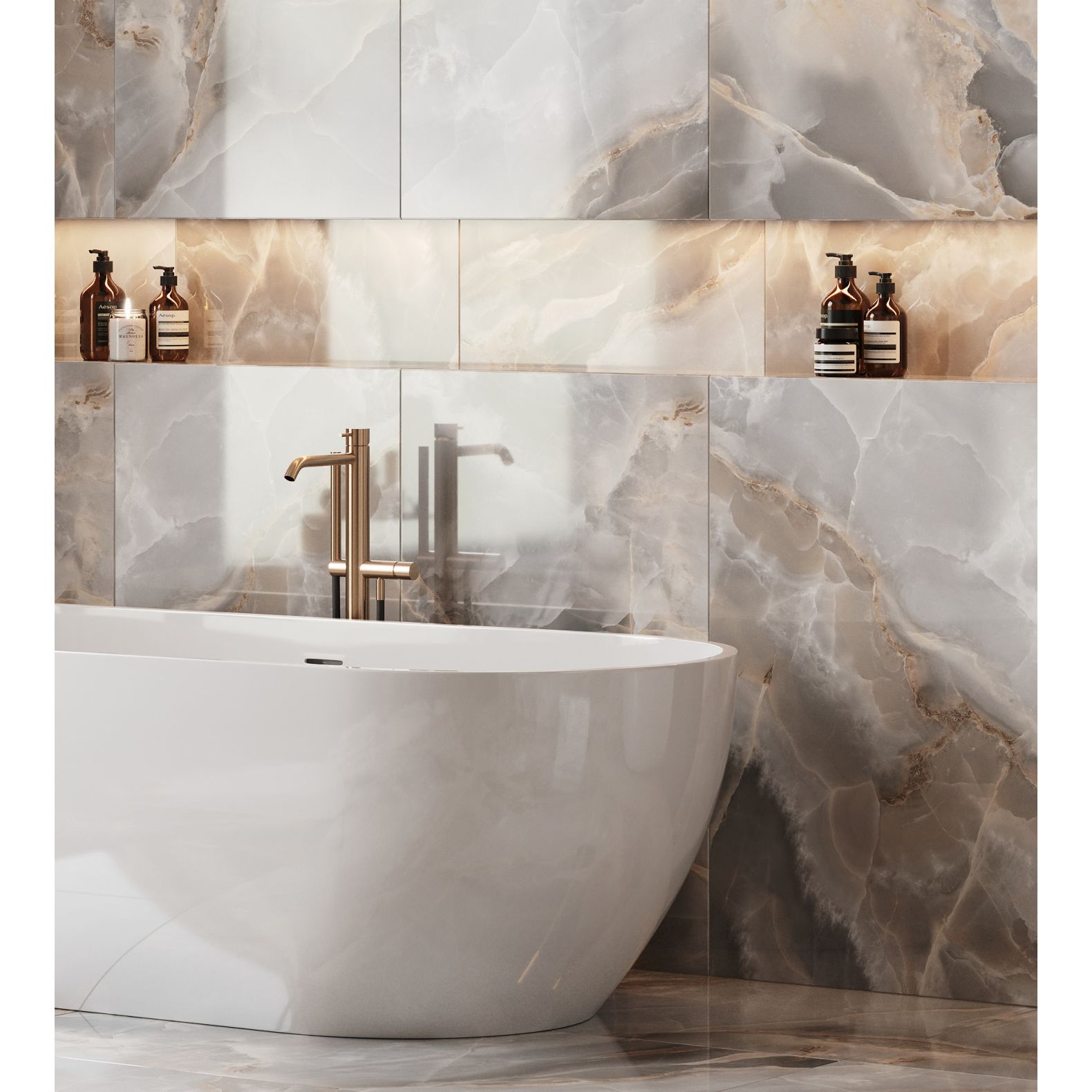 Керамогранит Arcadia Ceramica (Аркадиа Керамика) Onyx Royal 60х120 см, FP1038-A