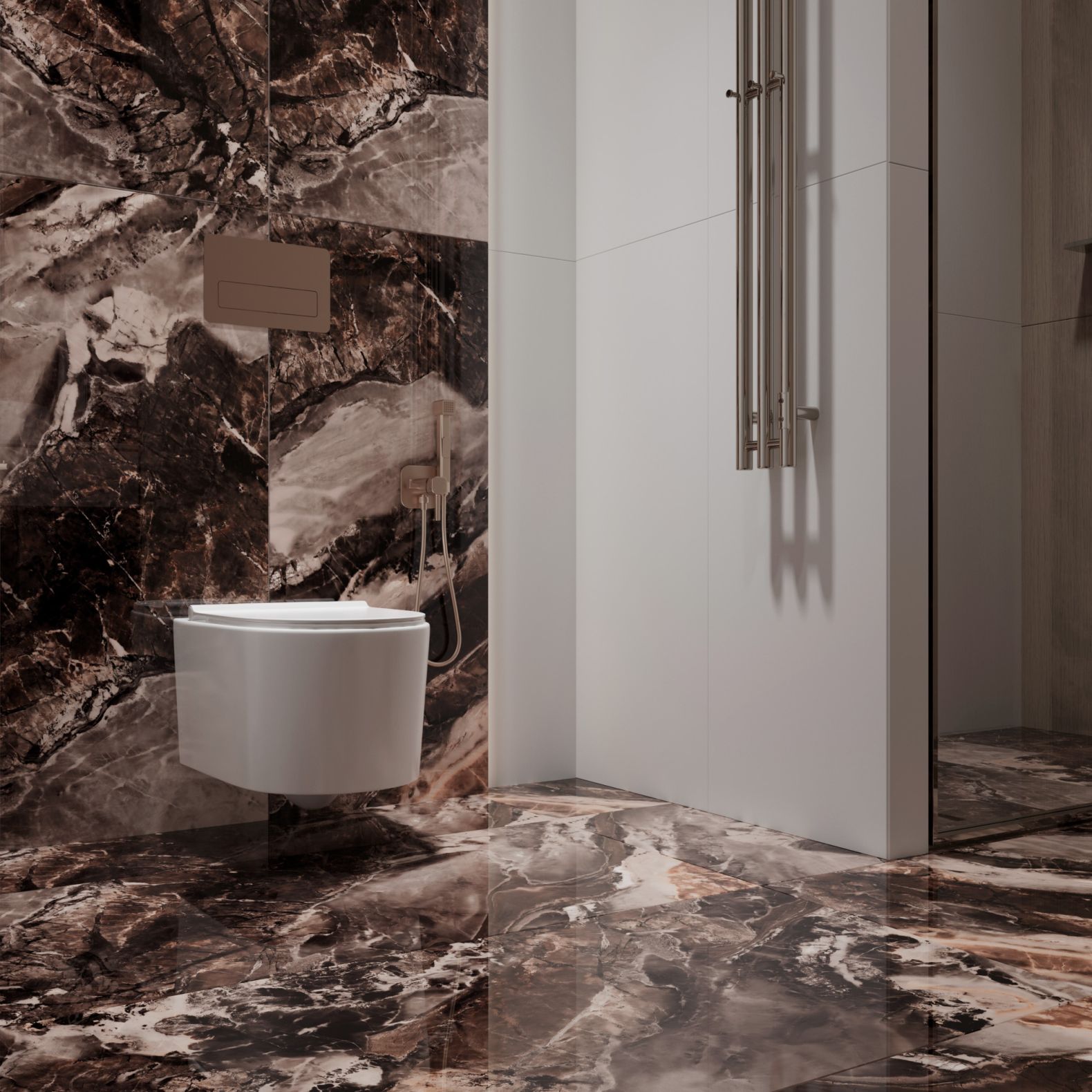 Керамогранит Arcadia Ceramica (Аркадиа Керамика) Monaco Brown 60х120 см, HG2012-A
