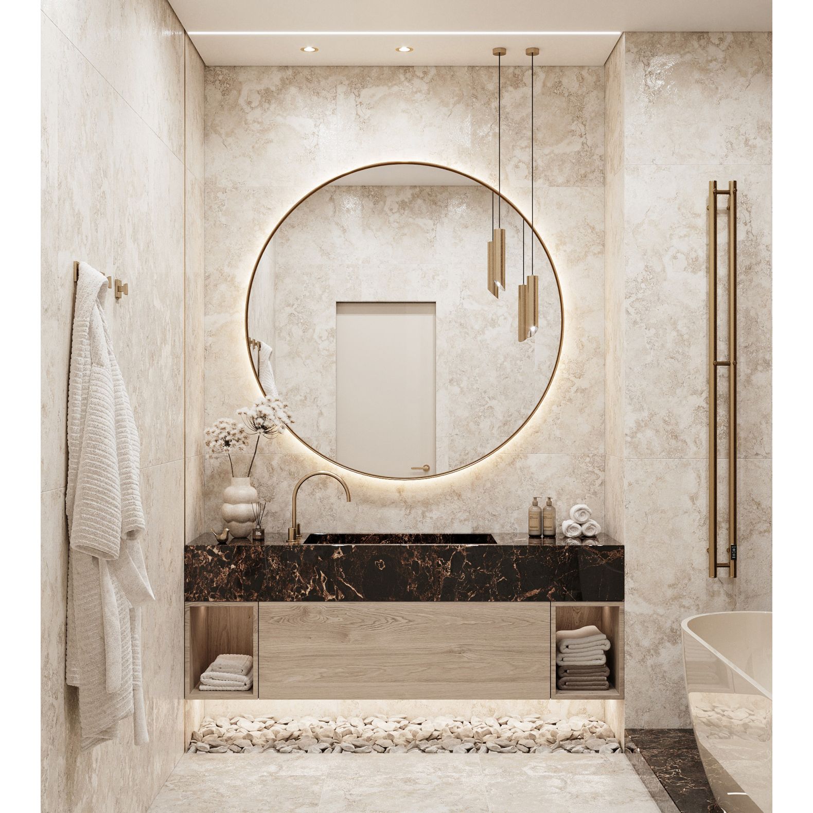 Керамогранит Arcadia Ceramica (Аркадиа Керамика) Seastone Beige 60х120 см, CG4001-A