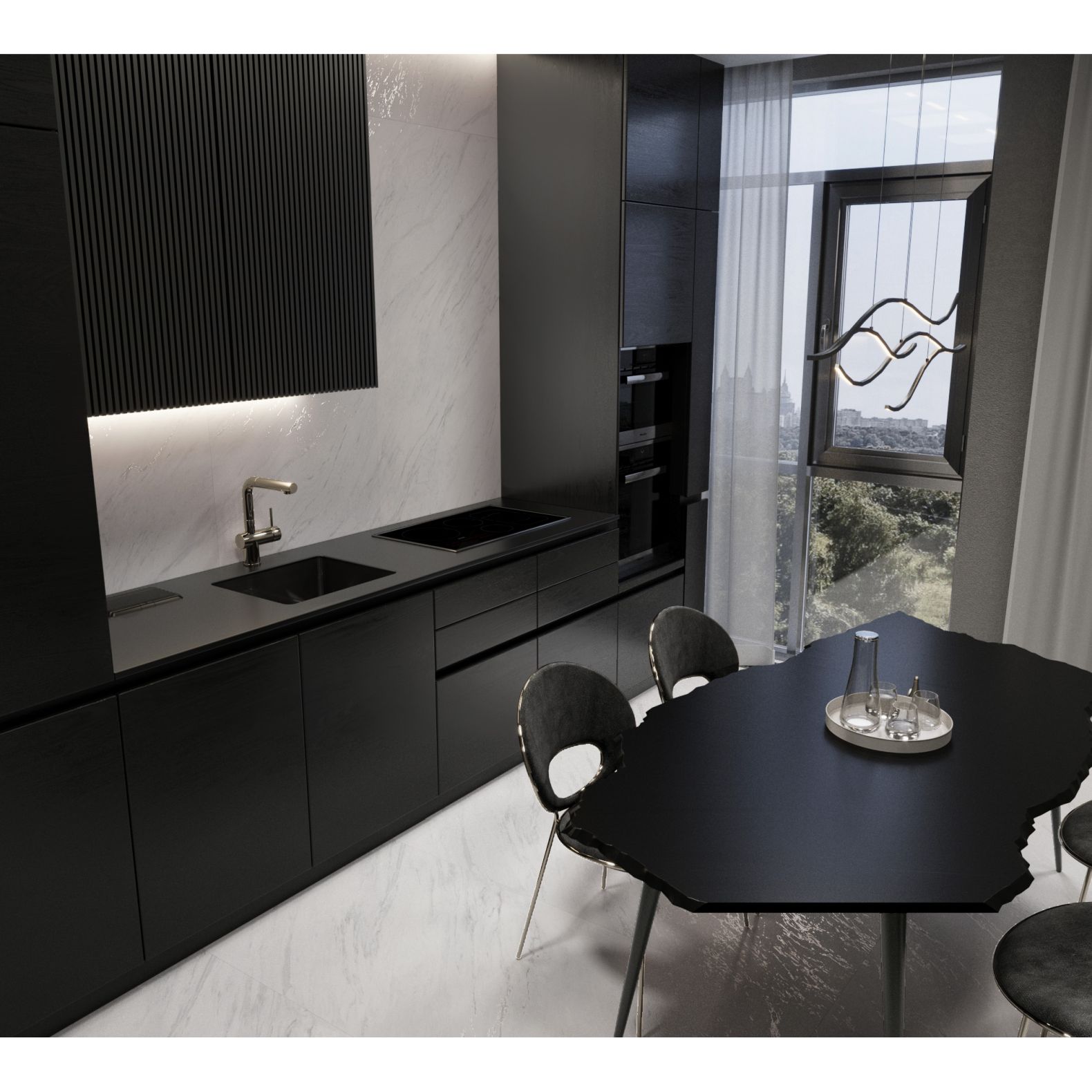 Керамогранит Creanza (Креанза) Vento Grey 80х160 см, CZ-GL09-B