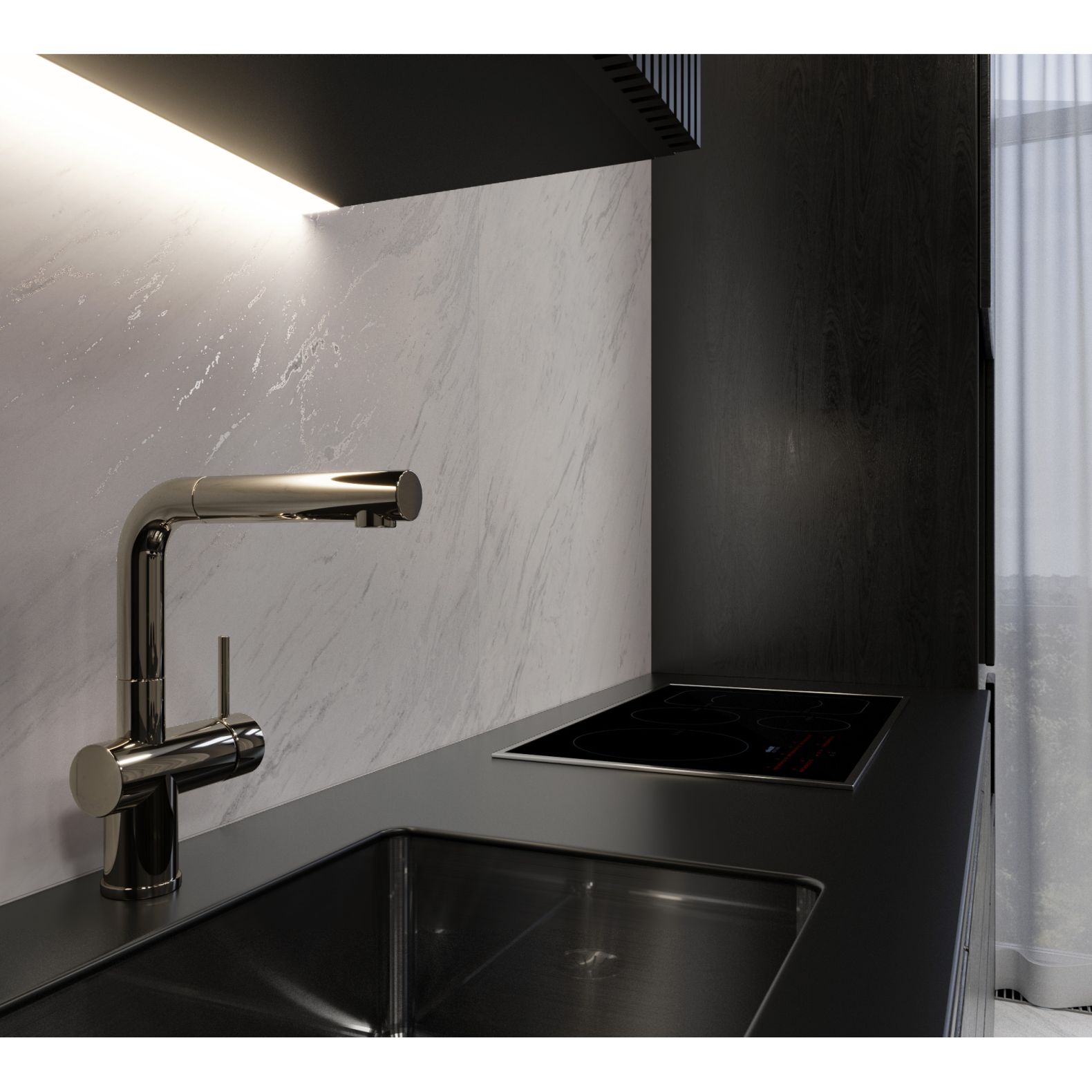 Керамогранит Creanza (Креанза) Vento Grey 80х160 см, CZ-GL09-B