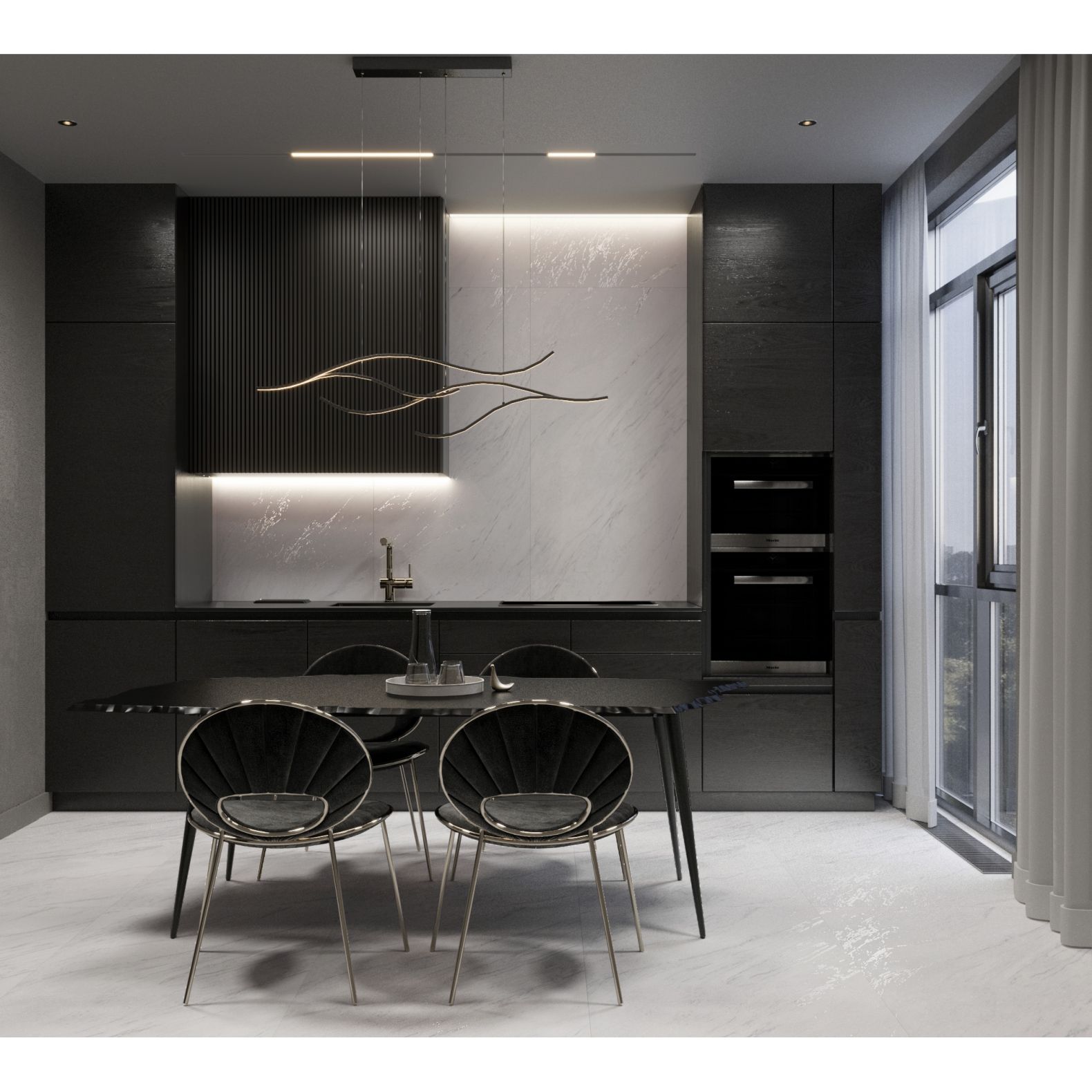 Керамогранит Creanza (Креанза) Vento Grey 80х160 см, CZ-GL09-B