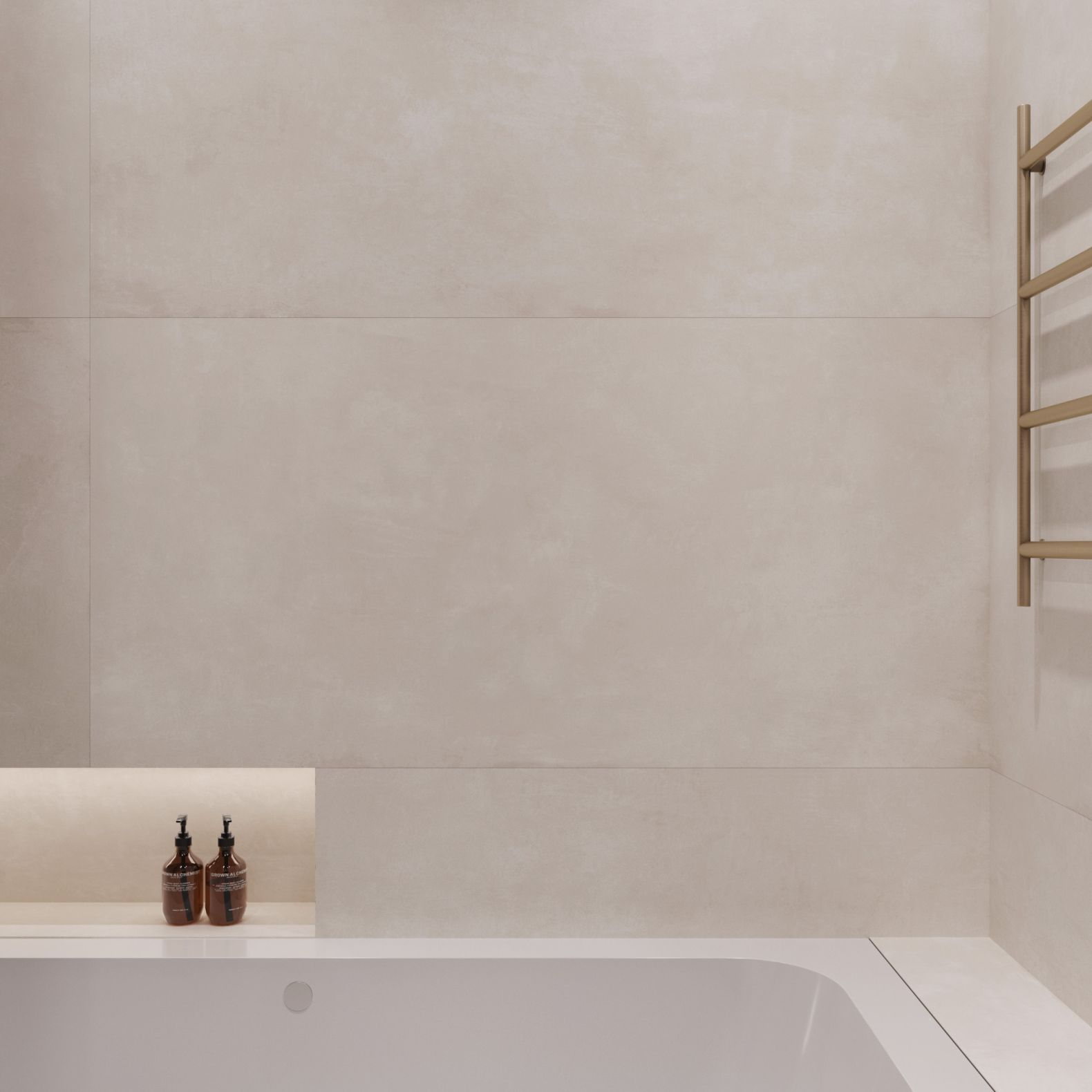 Керамогранит Creanza (Креанза) Cement Bianco 80х160 см, CZ-RT04-B