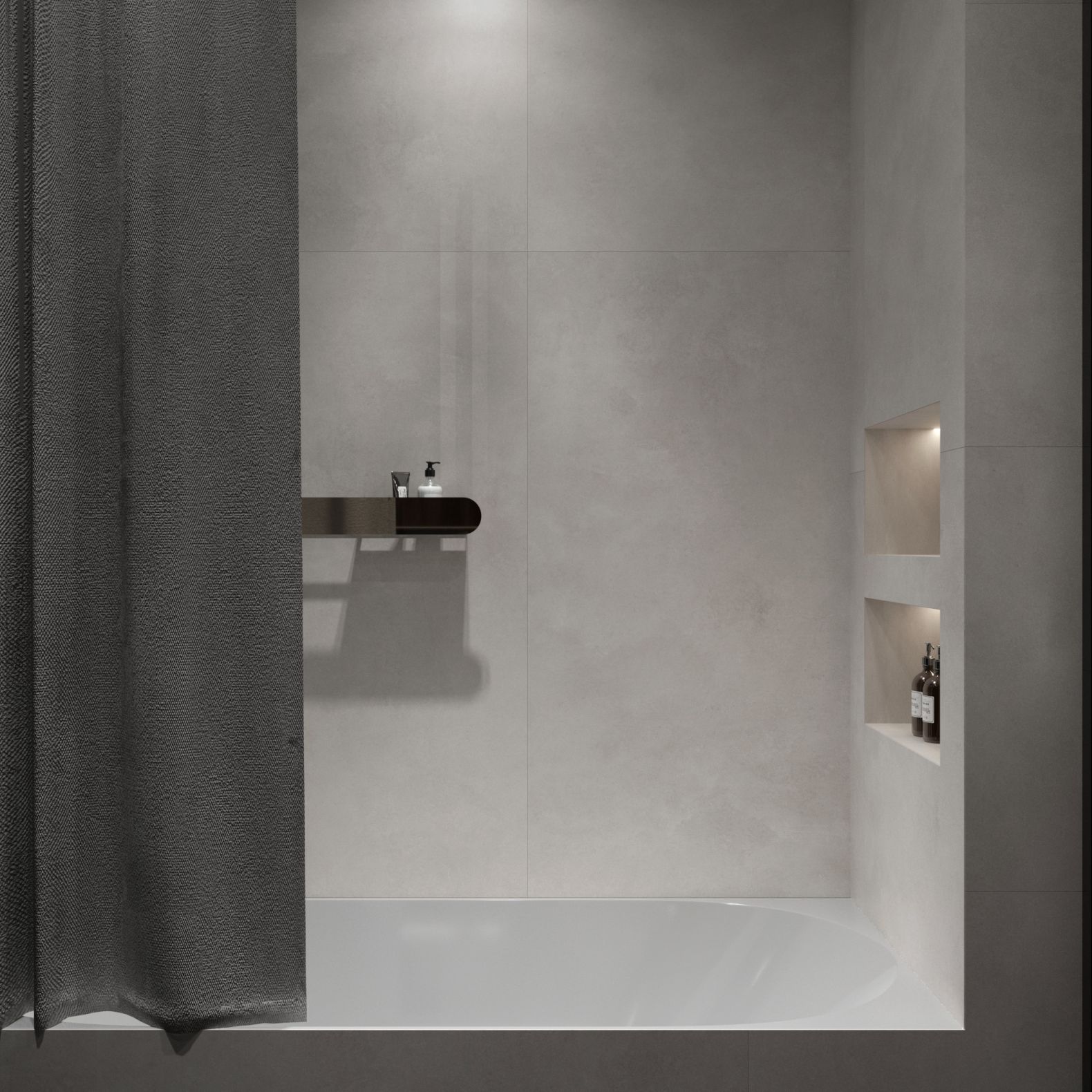 Керамогранит Creanza (Креанза) Cement Silver Grey 80х160 см, CZ-RT05-B