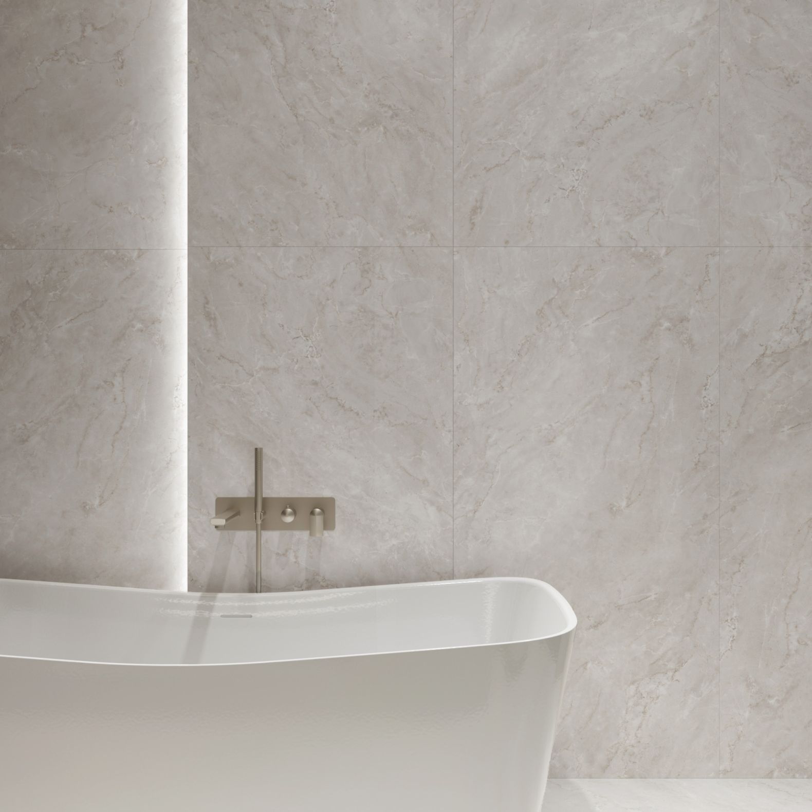 Керамогранит Creanza (Креанза) Delroy Dove 80х160 см, CZ-RT02-B