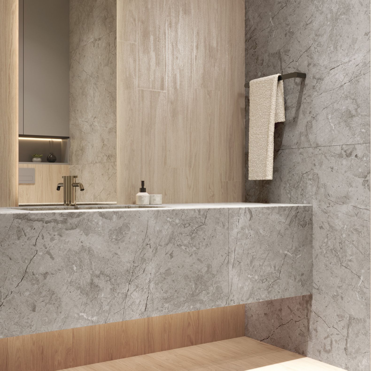 Керамогранит Creanza (Креанза) Crissel Wood Pine 20х120 см, CW-RT07-B