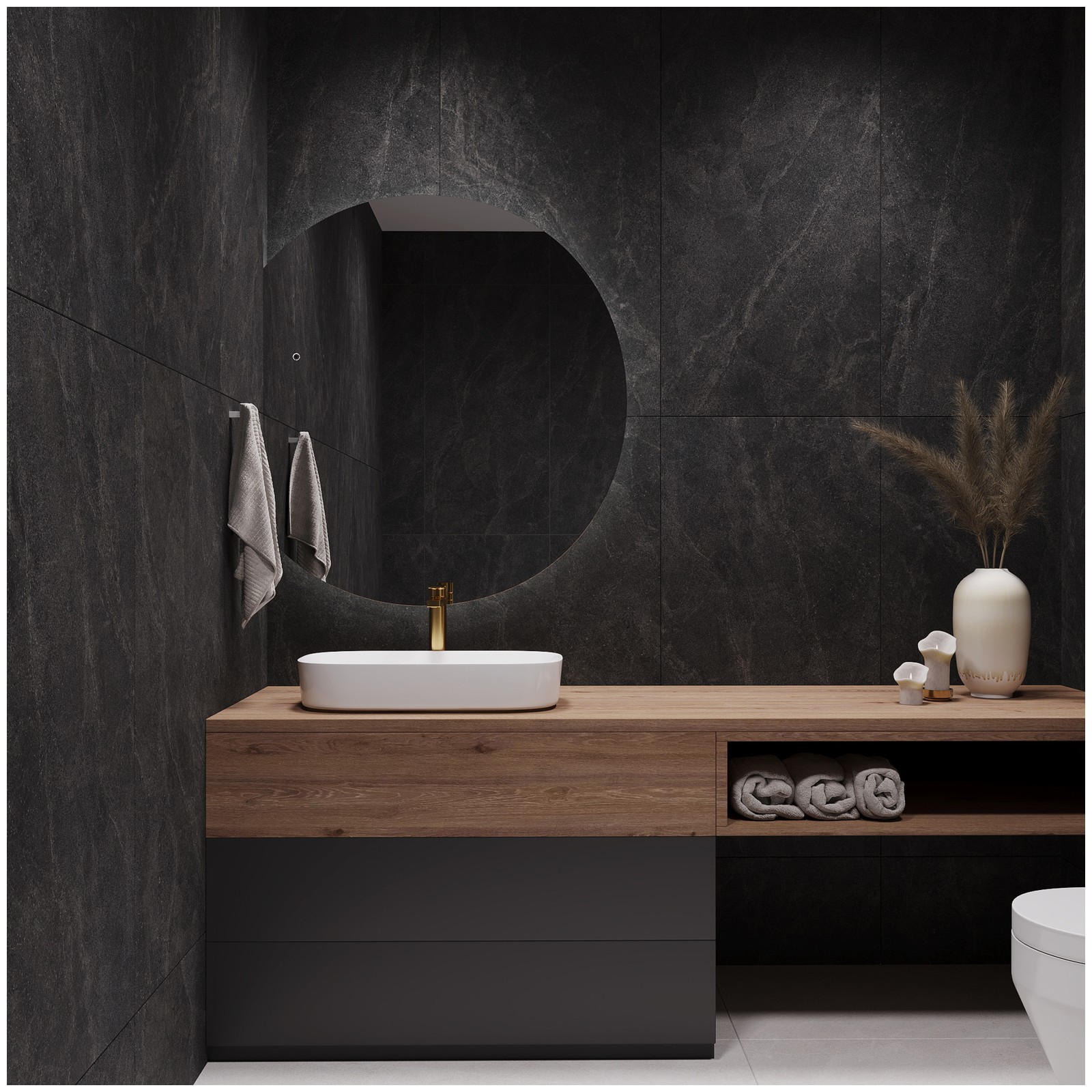 Керамогранит Креанза Castello Nero 120x60 см SL1006-A, Creanza