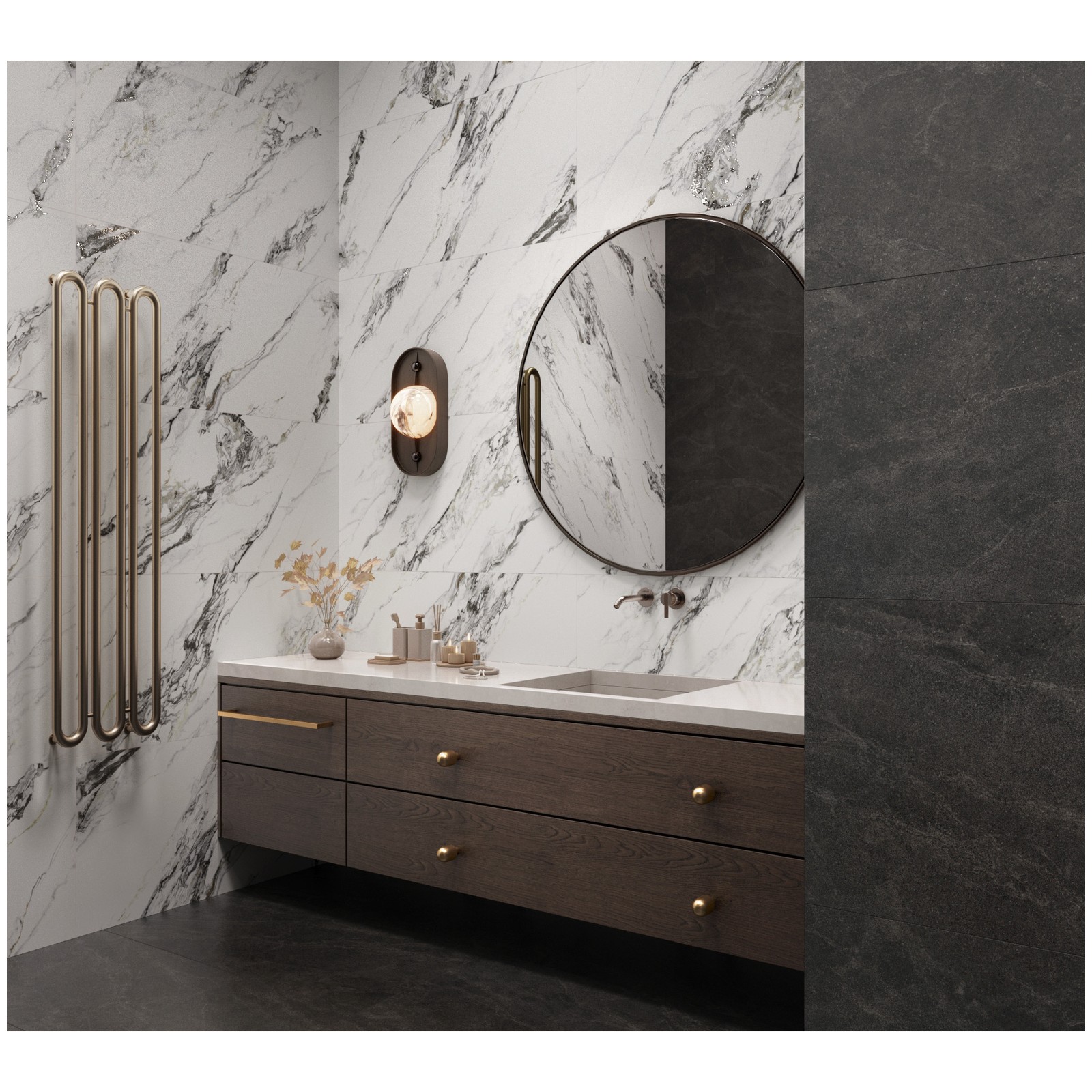 Керамогранит Креанза Lucido White 120x60 см BS1003-A, Creanza