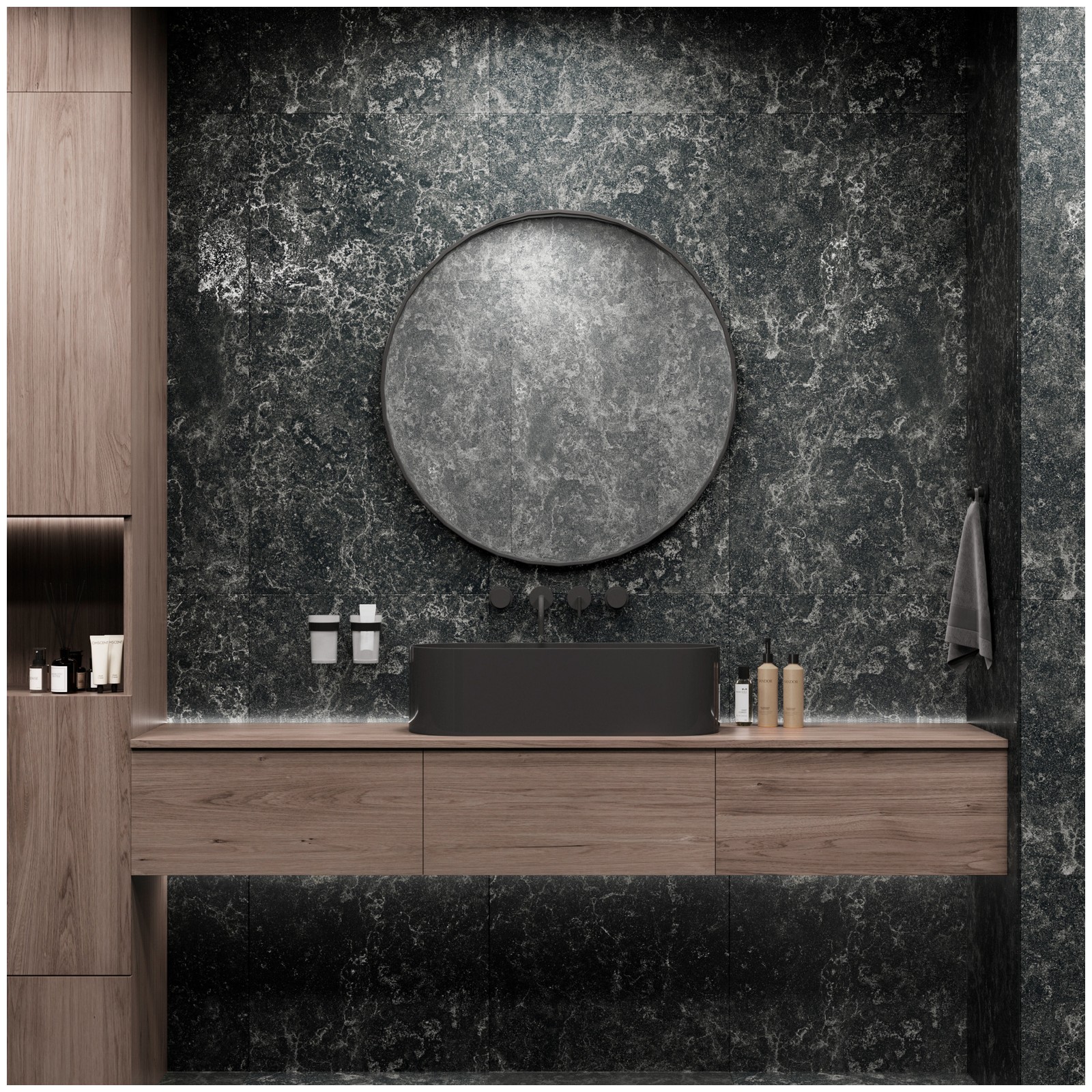Керамогранит Креанза Palatino Nero 120x60 см GI8014-CB, Creanza