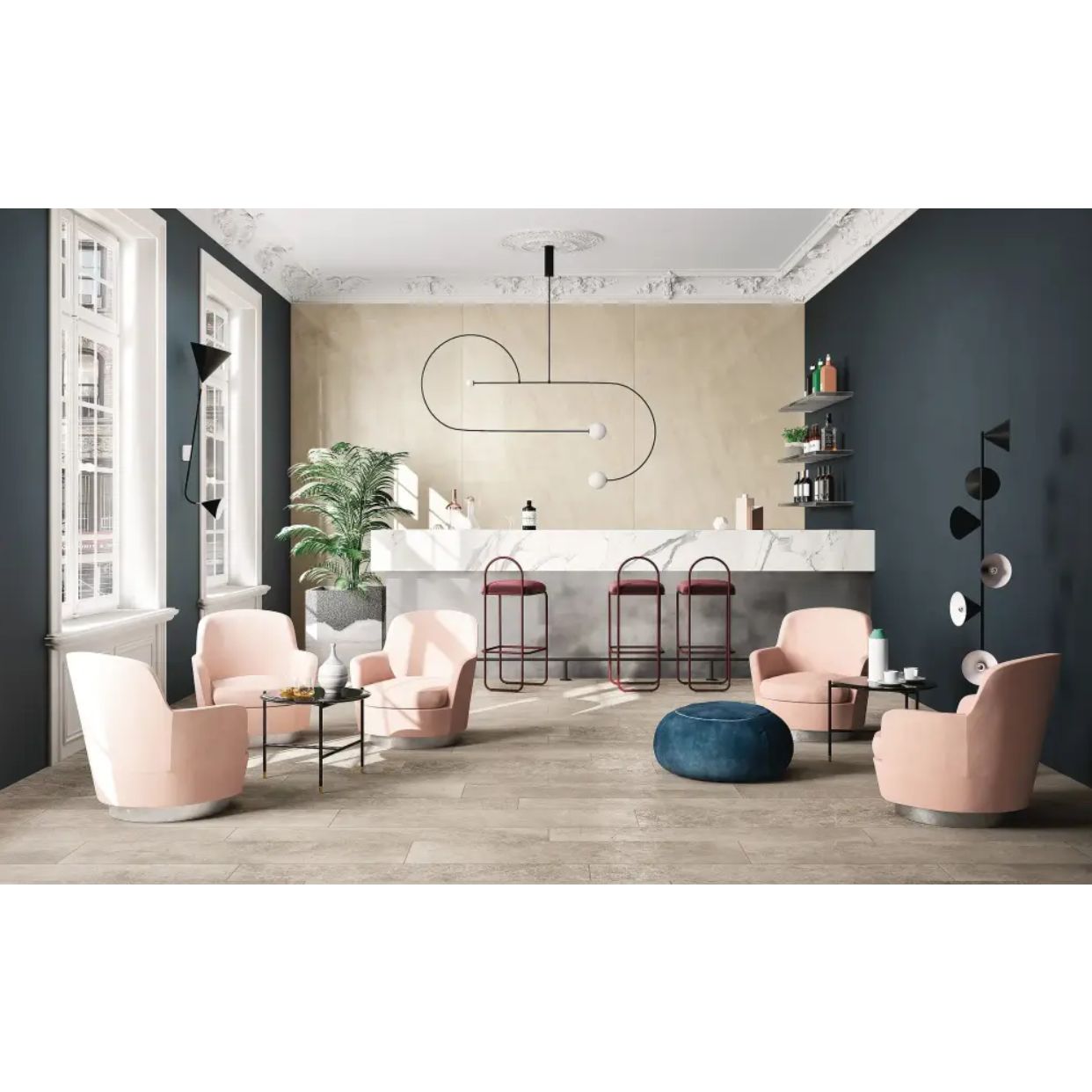 Керамогранит Fondovalle (Фондовалле) Planeto Moon 60x120 см, PNT268