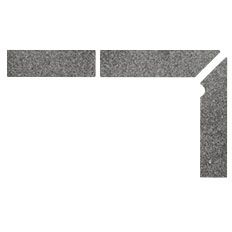 Плинтус для ступеней Interbau (Интербау) Alpen 058 Флорентинер Антрацит правый 31x7.3 см