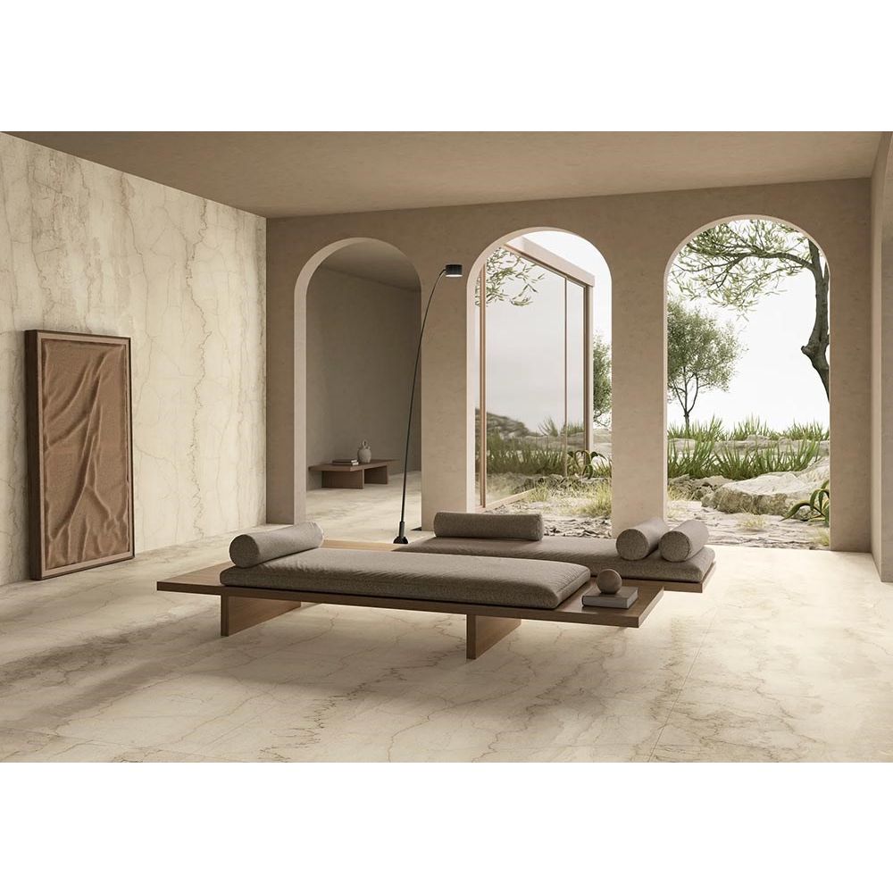 Керамогранит Ariostea Ceramica (Ариостэ Керамика) Ultra Pietre Cremo Italia polished 150x300 см, UP6L300716