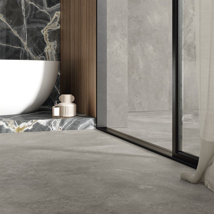 Керамогранит Ariostea Ceramica (Ариостэ Керамика) Ultra Pietre Galaxy Grey natural 75x150 см, UP6S157683