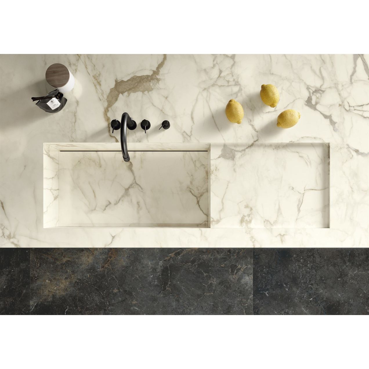 Керамогранит Ariostea Ceramica (Ариостэ Керамика) Ultra Pietre Infinity Black natural 150x300 см, UP6S300682