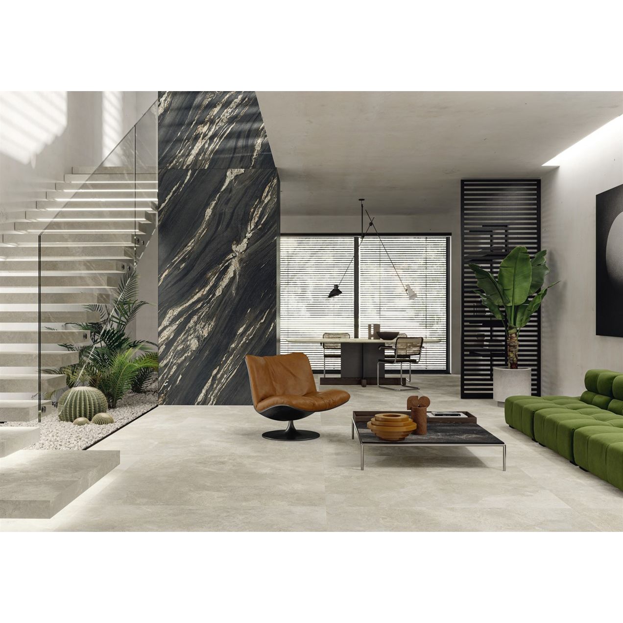 Керамогранит Ariostea Ceramica (Ариостэ Керамика) Ultra Pietre White Ocean natural 150x300 см, UP6S300684