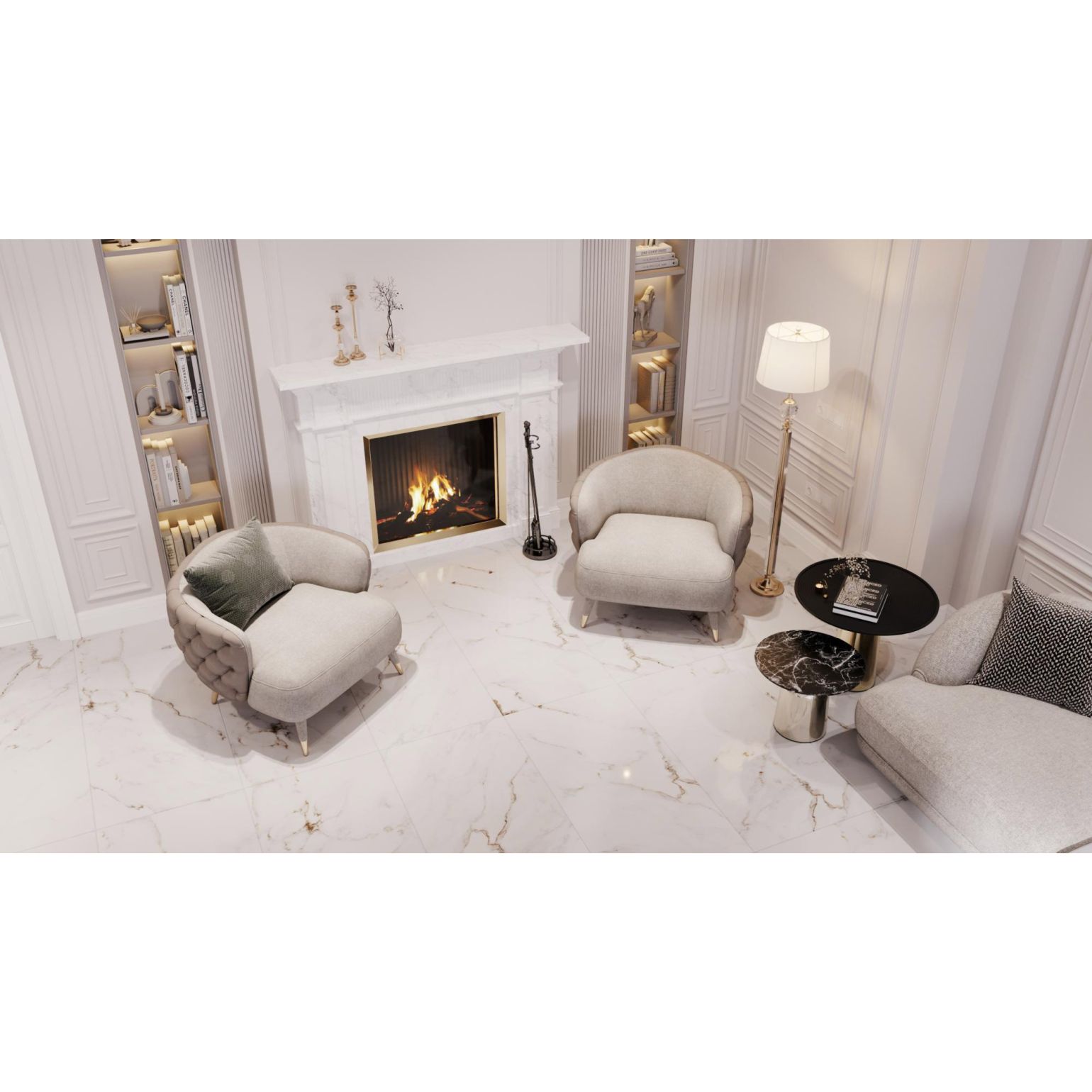 Керамогранит Kerald (Кералд) Royal Statuario Matt 60х120 см