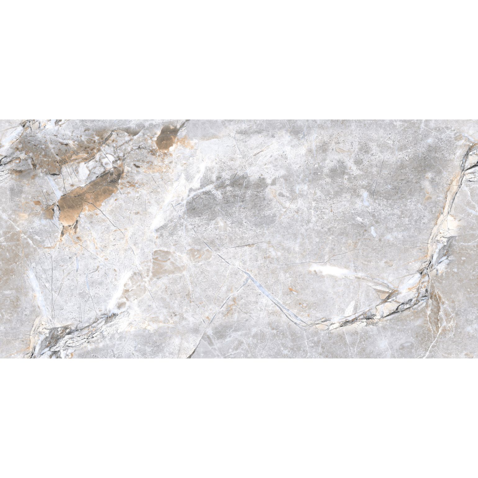 Керамогранит Kerald (Кералд) Castano Gris Glossy 60х120 см