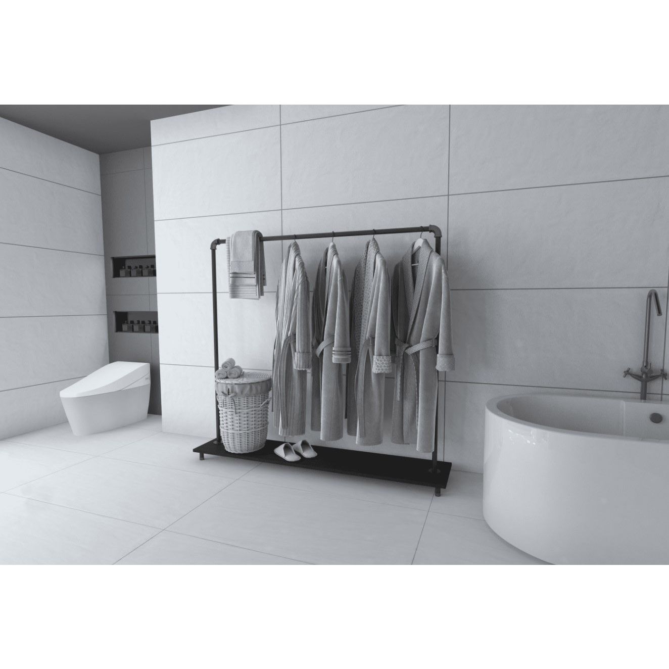 Керамогранит Kerald (Кералд) Sprinkle White Matt 60х120 см