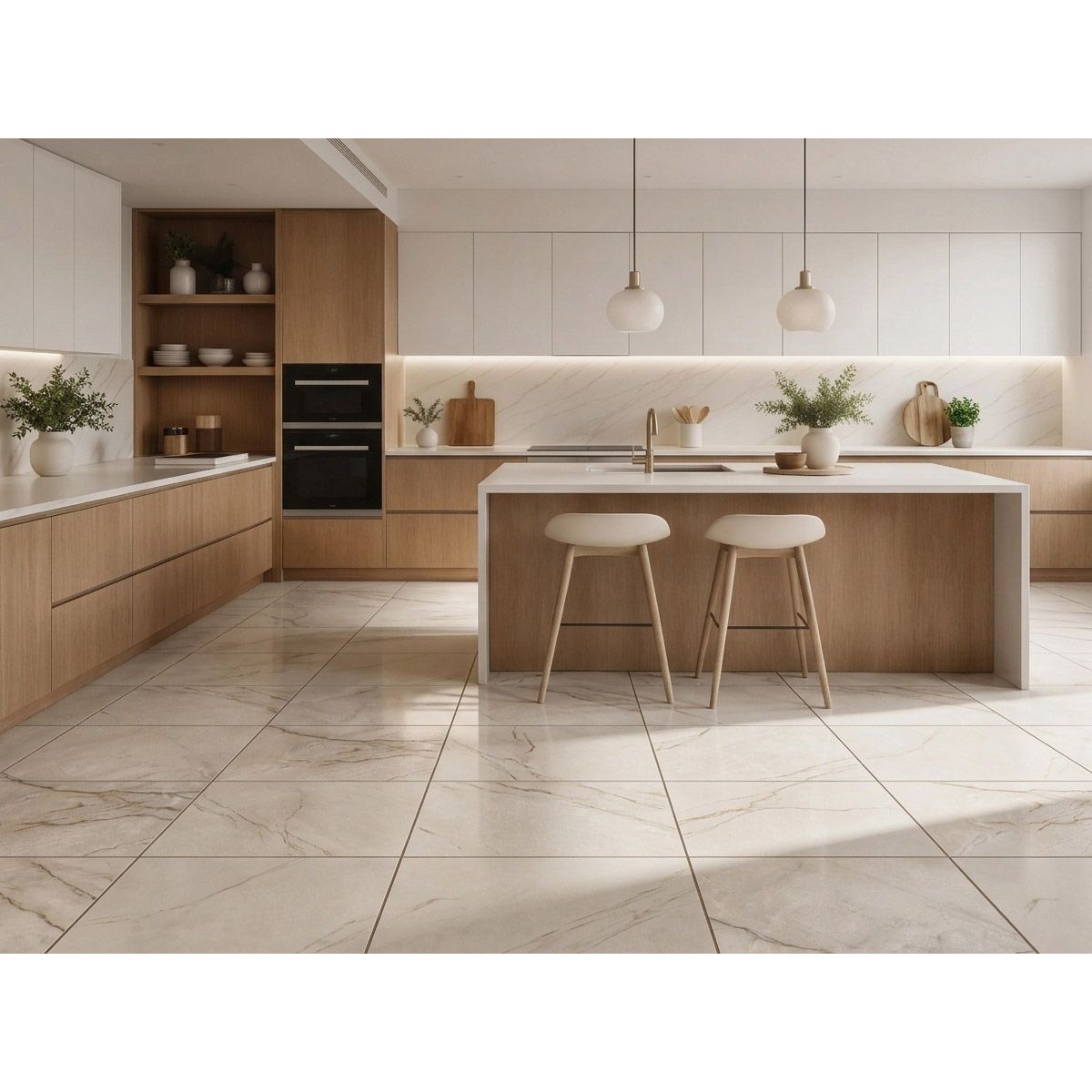 Керамогранит Kerald (Кералд) Marfil Bianco Matt 60х60 см