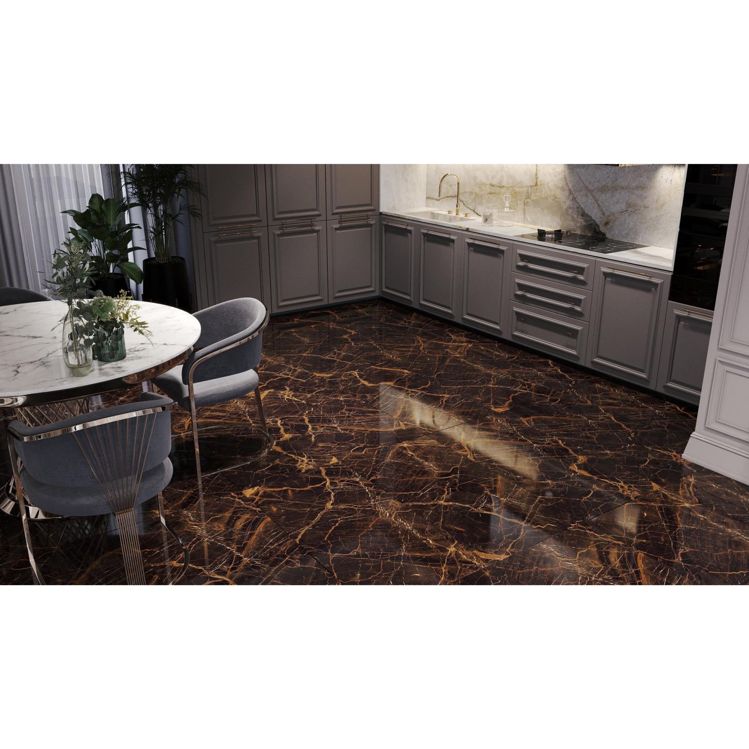 Керамогранит Kerald (Кералд) Estrada high Glossy 60х120 см