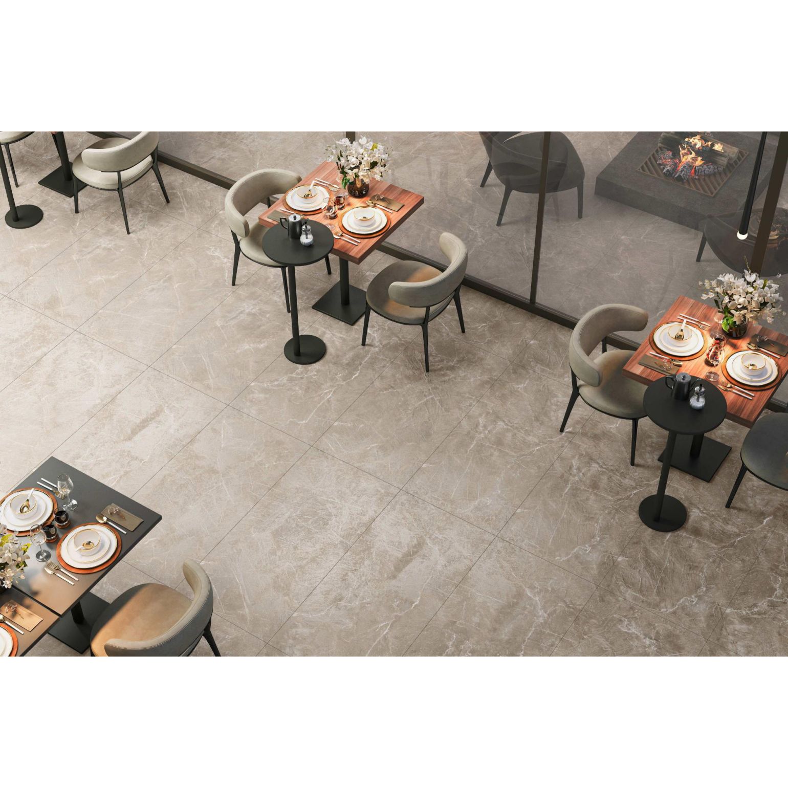 Керамогранит Kerald (Кералд) Terra Beige Carving 60х120 см