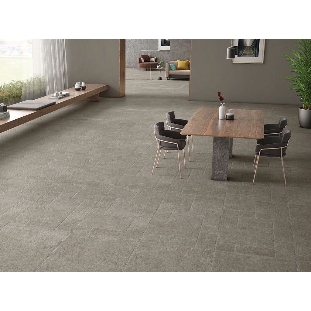 Керамогранит Mozart (Моцарт) Concrete Smoke Edge 60x120 см