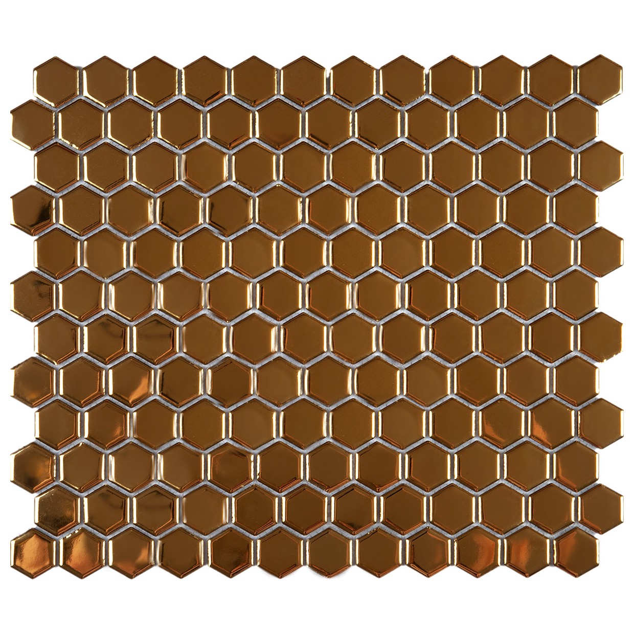 Мозаика Imagine!Lab Керамика КHG23-Gold 26х23 мм золотистая ректификат KHG23-Gold
