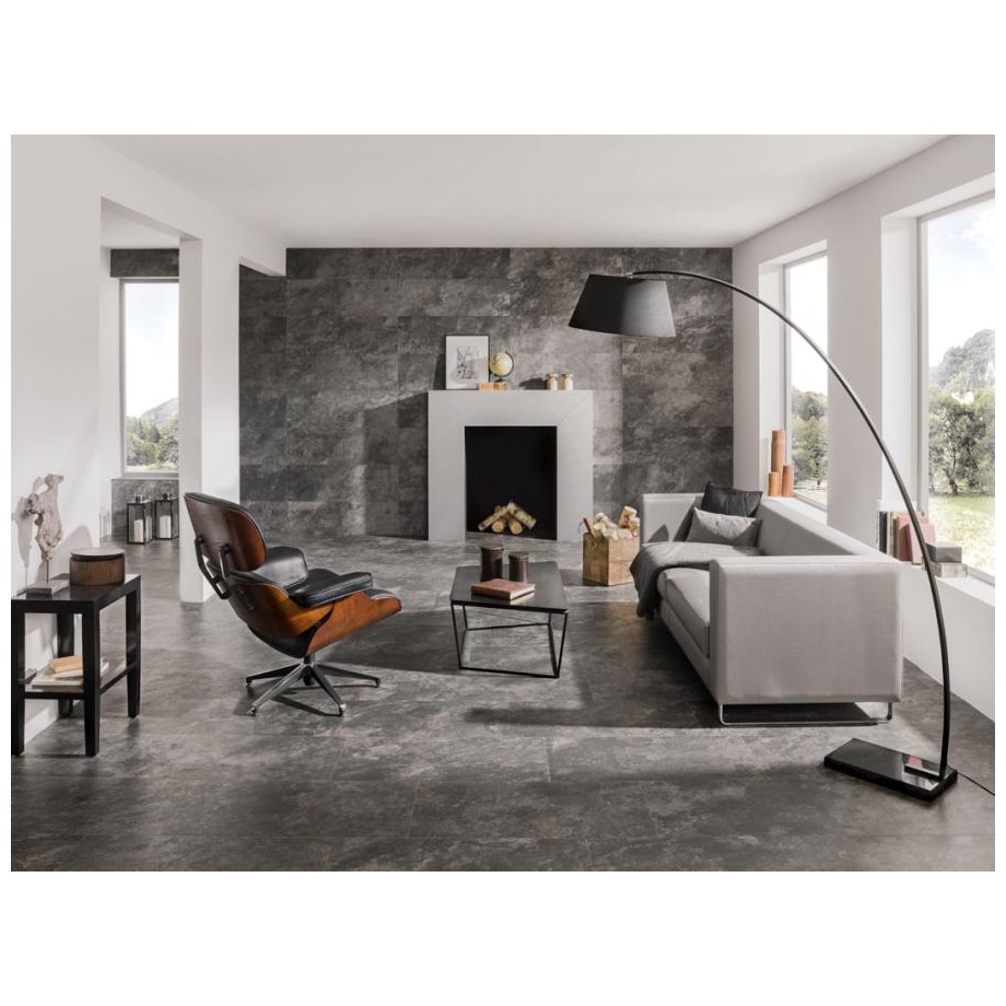 Керамическая плитка Porcelanosa Mirage-Image Dark 60х120 см черный матовая 100293238