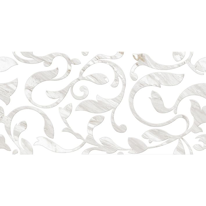 Настенная плитка Cersanit (Церсанит) Royal декорированная Stone A 29,8х59,8 см Белая RSL052D-60