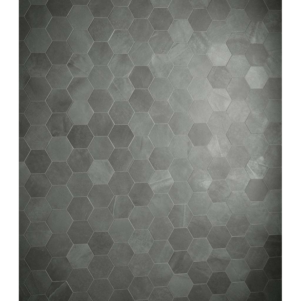 Мозаика Italon (Италон) Континуум Петрол Гексагон 25х29 см натуральный, толщ. 9 мм, 620110000190