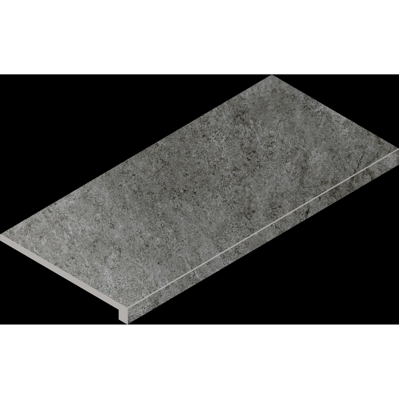 Ступень угловая правая Магма Графит 33x60 см, 620070002954