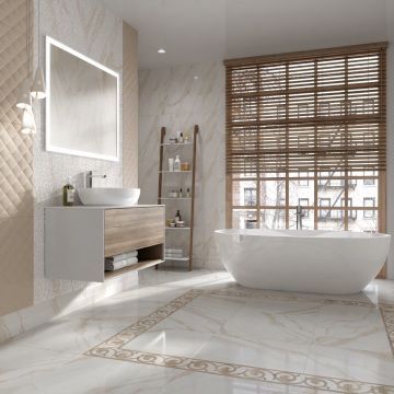 Керамогранит Kerama Marazzi (Керама Марацци) Карелли беж светлый лаппатированный 60х60 см, толщ. 9 мм, SG642602R (4 плиты)