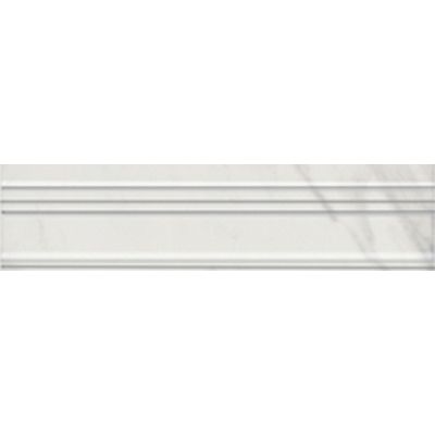 Бордюр Kerama Marazzi (Керама Марацци) Алькала Белый 5х20 см, толщ. 19 мм, BLB038
