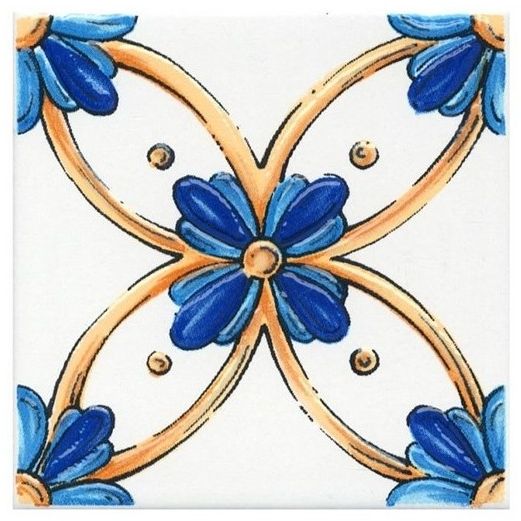Вставка Капри майолика 9,8x9,8x7 см Керама Марацци STG/A488/1146H