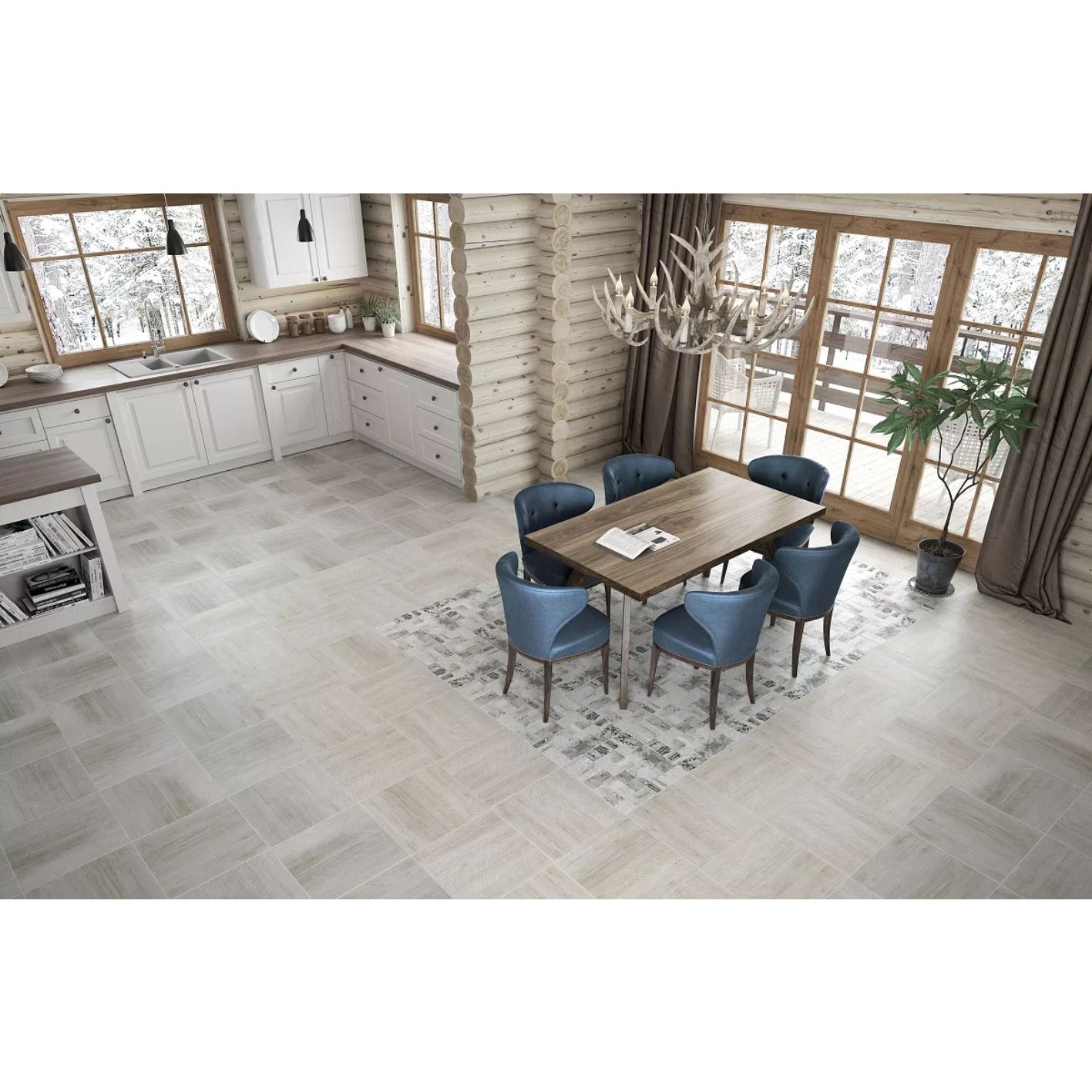 Керамическая плитка Lasselsberger Айриш серая 45х45 см, 6246-0048