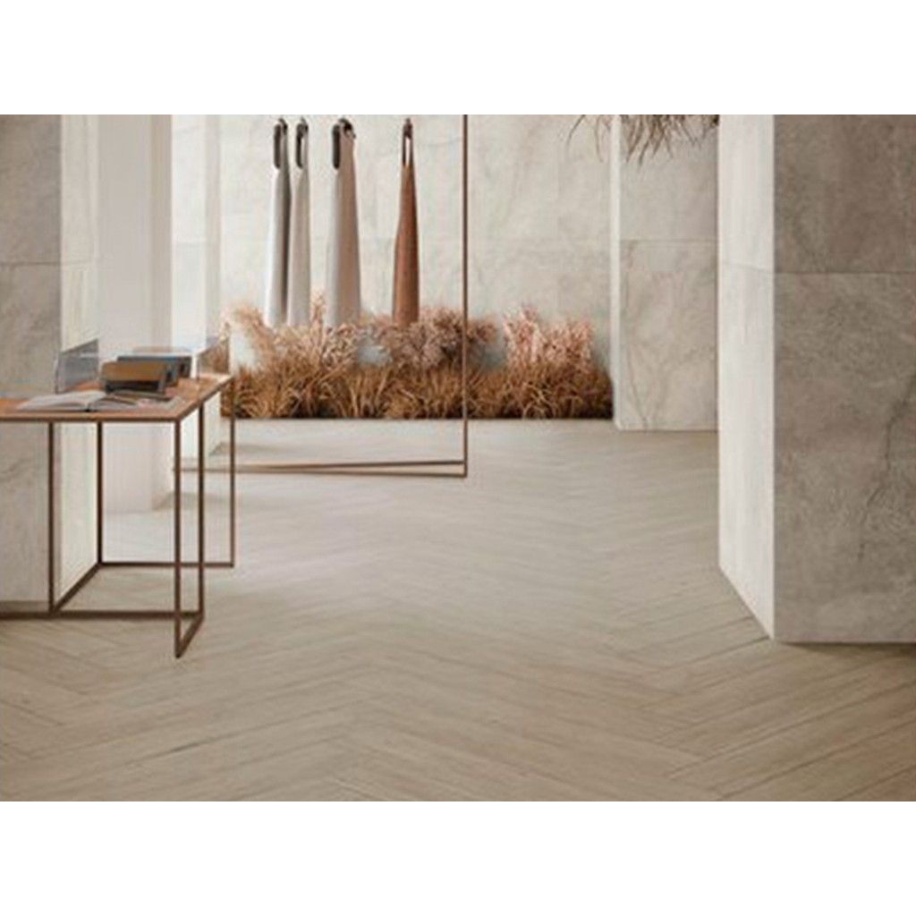 Керамогранит Vitra (Витра) OakWood Греж матовый R10A ректификат 20x120 см, K947908R0001VTET
