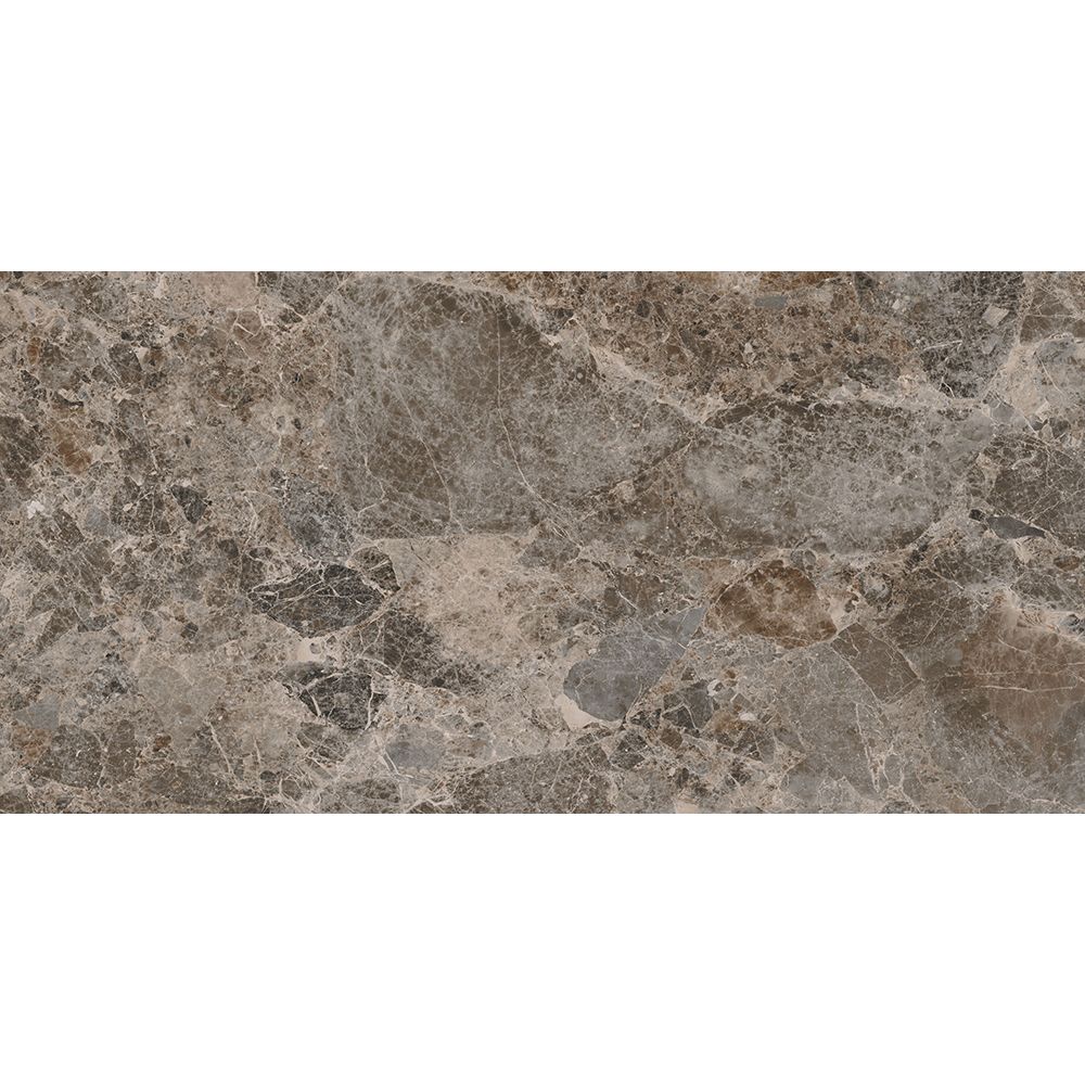 Керамогранит Vitra (Витра) MarbleSystem Эмперадор Коричневый лаппатированный R9 ректификат 60x120 см, K948092LPR01VTER