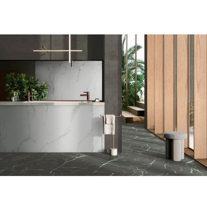 Керамогранит Vitra (Витра) SilkMarble Калакатта Оро матовый R9 ректификат 60x120 см, K951682R0001VTER