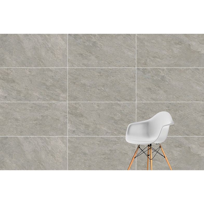 Керамогранит Vitra (Витра) Quarstone Серый матовый R10B 7 ректификат 60x120 см, K951805R0001VTEP
