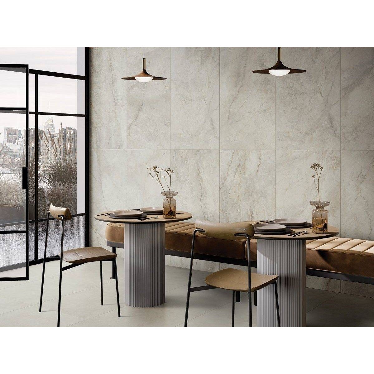 Керамогранит Vitra (Витра) ArcticStone Кремовый Матовый R10A Ректификат 60x120x0.9 см, K947899R0001VTSP