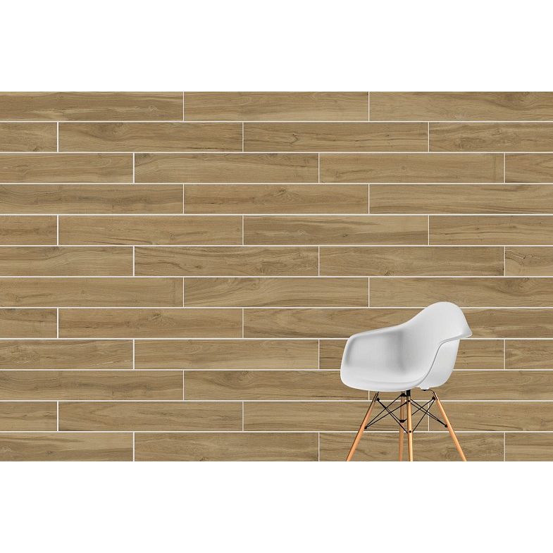 Керамогранит Vitra (Витра) Walnut Бежевый Матовый R10A Ректификат 20x120x0.9 см, K947905R0001VTEB