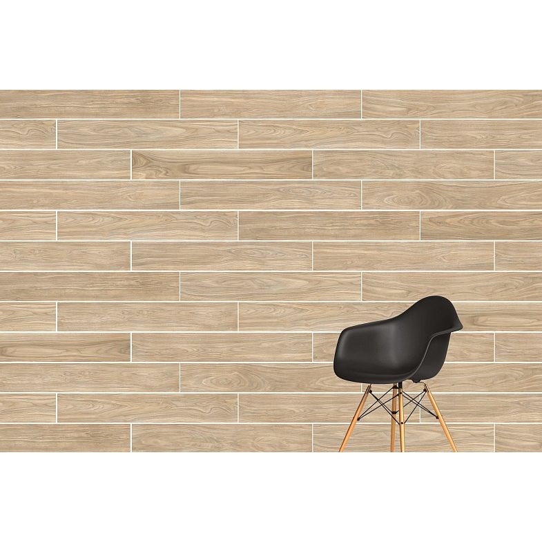 Керамогранит Vitra (Витра) Wood-X Орех Голд Терра Матовый Ректификат R10A 20х120x0.9 см, K949583R0001VTEB