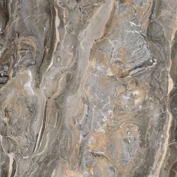 Керамогранит Vitra (Витра) MarbleSet Оробико Темный Греж лаппатированный R9 60x60x0.8 см, K951304LPR01VTET