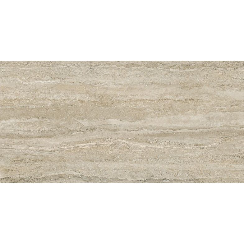 Керамогранит Vitra (Витра) CityStone Травертин Линейный Матовый R10A ректификат 60x120x0.9 см, K951847R0001VTSP