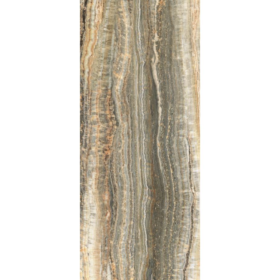 Керамогранит Rex (Рекс) Eccentric Luxe Caramel Glossy ректификат 120x280 см, глянцевый толщина 0,6 см, 778824