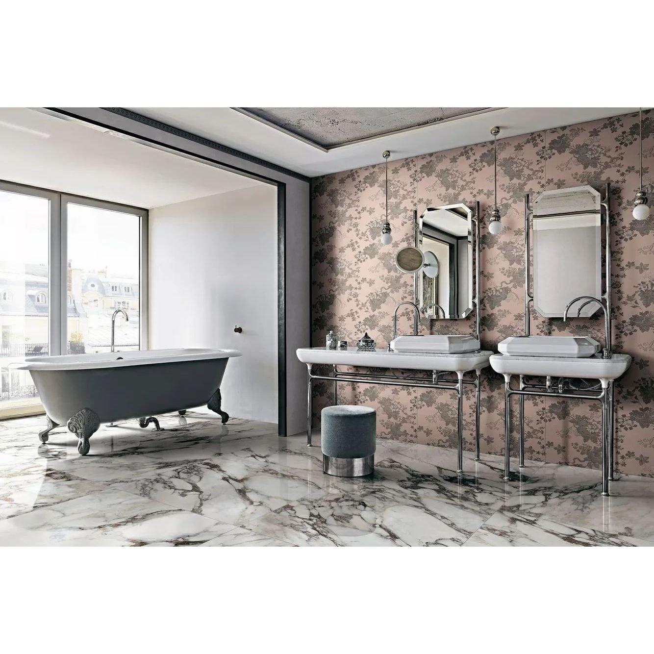 Керамогранит Rex (Рекс) Les bijoux de Rex breche capraia glossy 60х120 см, глянцевый (766333)