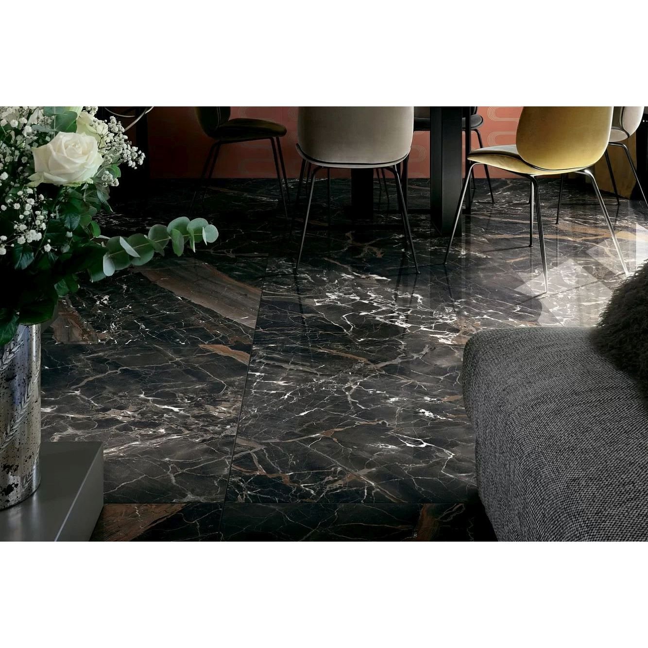 Керамогранит Rex (Рекс) Les bijoux de Rex ombre caravage glossy 60х120 см, глянцевый (766332)