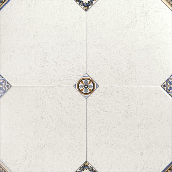 Керамогранит El Molino (Эль Молино) Manises Decor Blanco 58x58 см